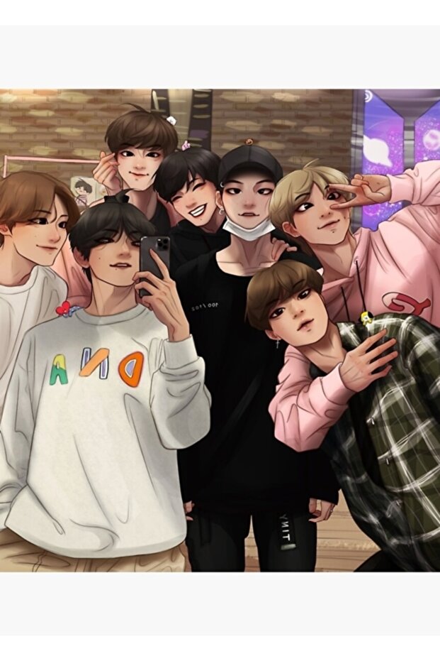 Bangtan Table Wooden Poster Decorative Code5419