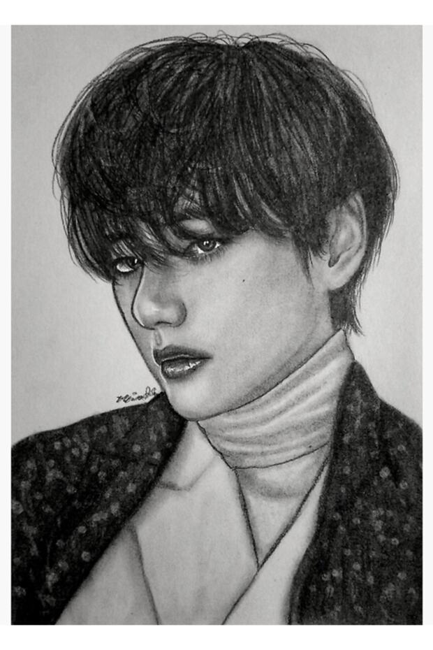 Taehyung #   8 Table Wooden Poster Decorative Code4406