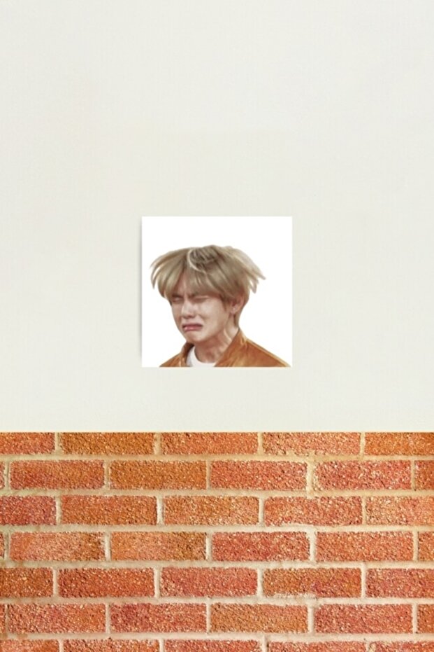 Taehyung Table Wooden Poster Decorative Code5341 - 2