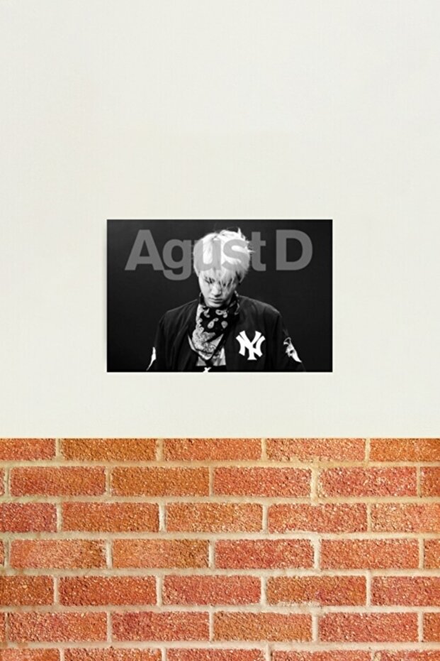 August D Table Wooden Poster Decorative Code4887 - 2