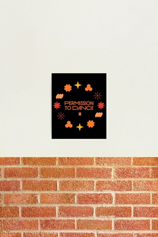 Table Wooden Poster Decorative Dance Permission Code3930 - 2