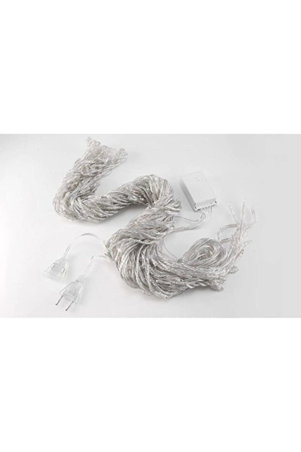 2.5 X 2.5 Metre 8 Fonksiyonlu Perde Led 12 Saçaklı 180 Ledli Kablolu Fişli Eklenebilir - 5
