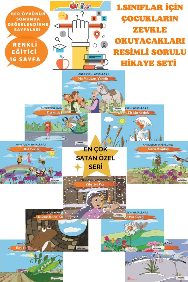 Fun Set of 10 Books That Make You Love Reading and Gain Reading Habits for Grades 1