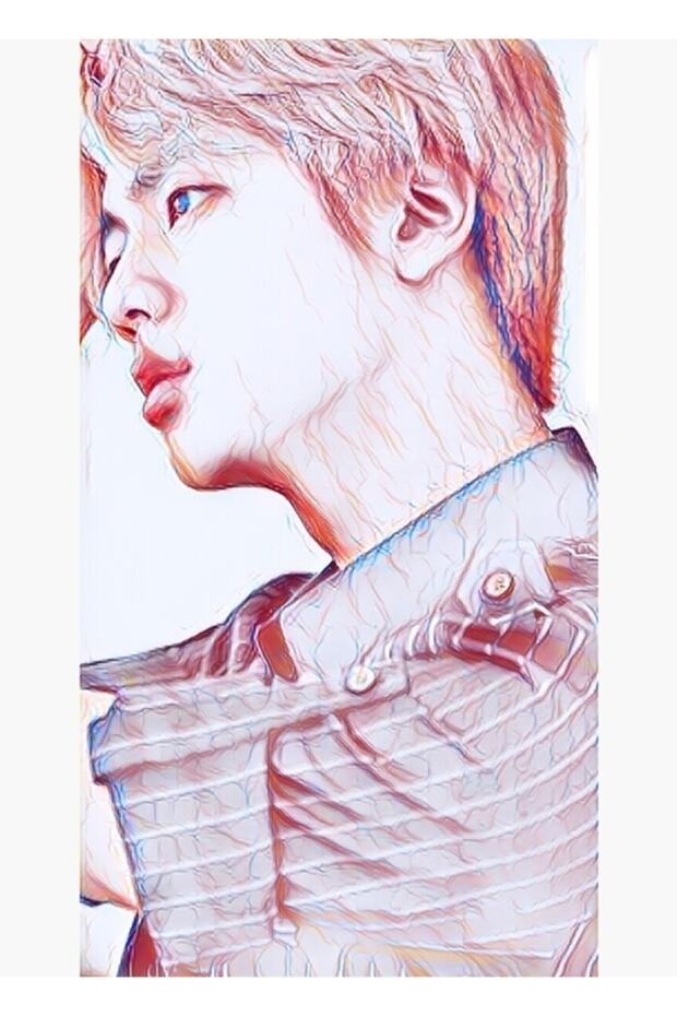 Bts - Jin Version Painting Wooden Poster Decorative Code752 - 1