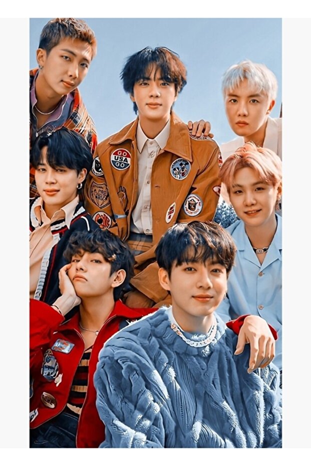 Bts J001 لوحة خشبية ملصق ديكور Code6026 - 1