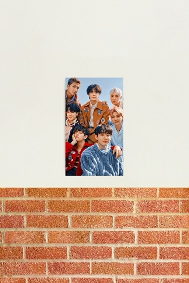 Bts J001 لوحة خشبية ملصق ديكور Code6026 - 2