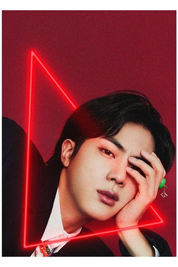 Jin Bts Painting Wooden Poster Decorative Code5516