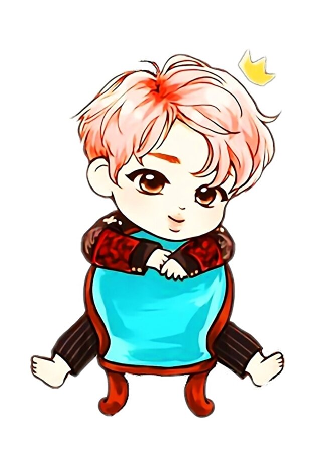 Cute Bts Member Painting Wooden Poster Decorative Code3174