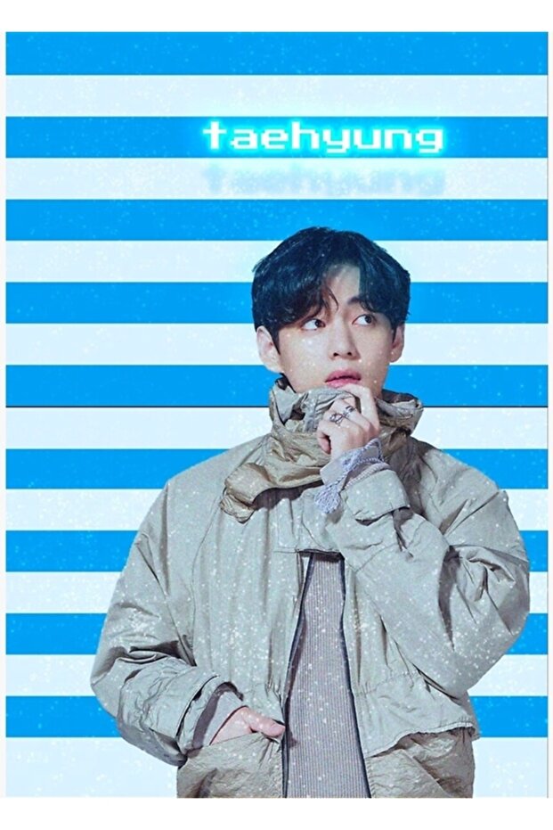 Taehyung V Bts Table Wooden Poster Decorative Code3907