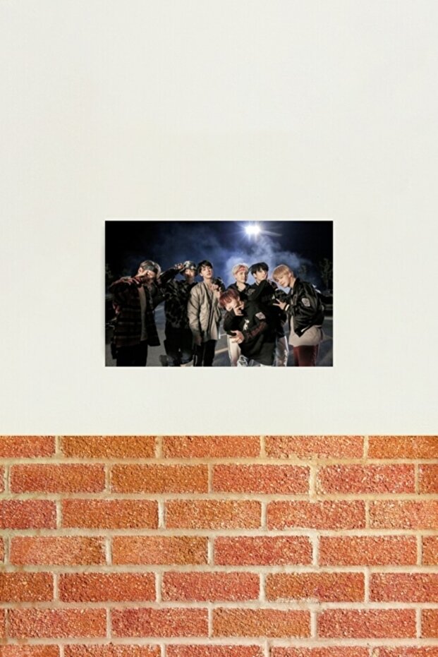 Bts Microphone Drop Table Wooden Poster Decorative Code3014 - 2