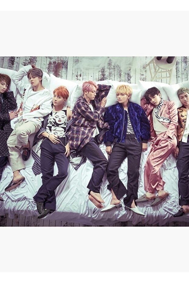 Bts لوحة خشبية ملصق ديكور Code5949