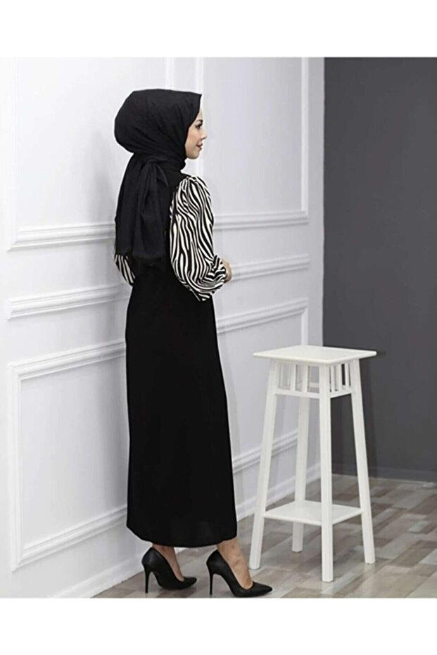 Rochie Hijab lungă cu model zebră - 4
