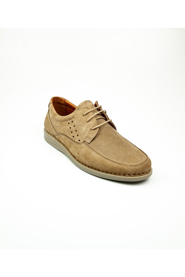 102384 Five Point Sand Nubuck Leather Men's Casual Shoes