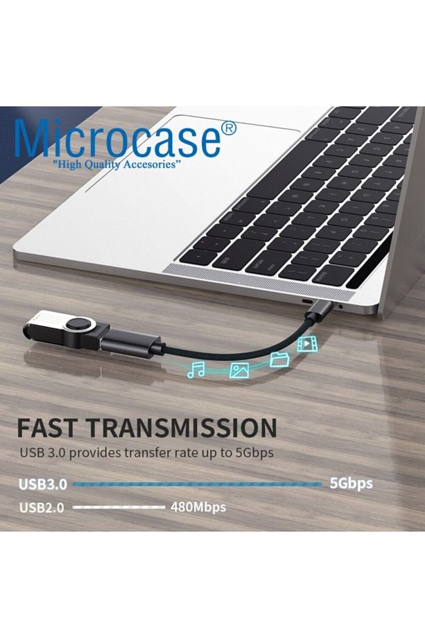 Type C Usb 3.0 Otg Adaptör - Siyah Al2599 - 3