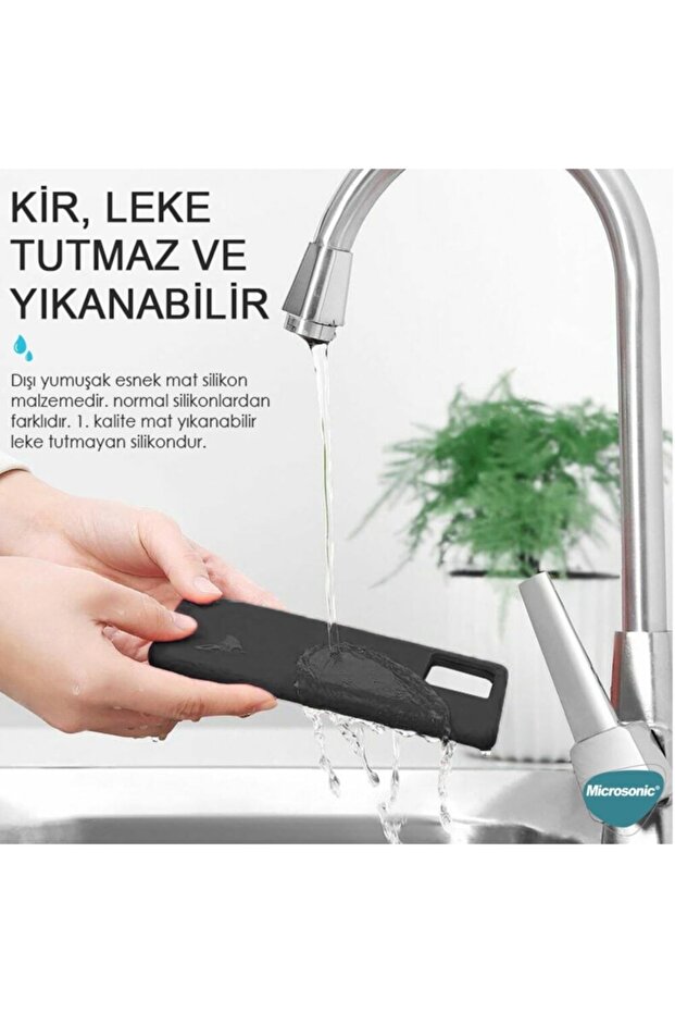 Apple Iphone 13 Pro Kılıf Liquid Lansman Silikon Sarı - 5