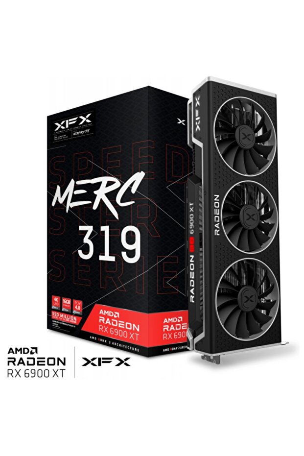Rx-69xtatbd9 Rx6900xt Speedster Merc319 16gb Gddr6 256bit 3xdp/1xhdmı Pcı-e 4.0 Ekran Kartı - 5
