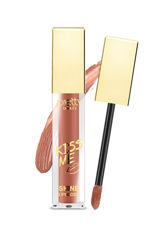 Pink kiss mee shine lipgloss 24 hours lasting lipstick pb-170 no:6