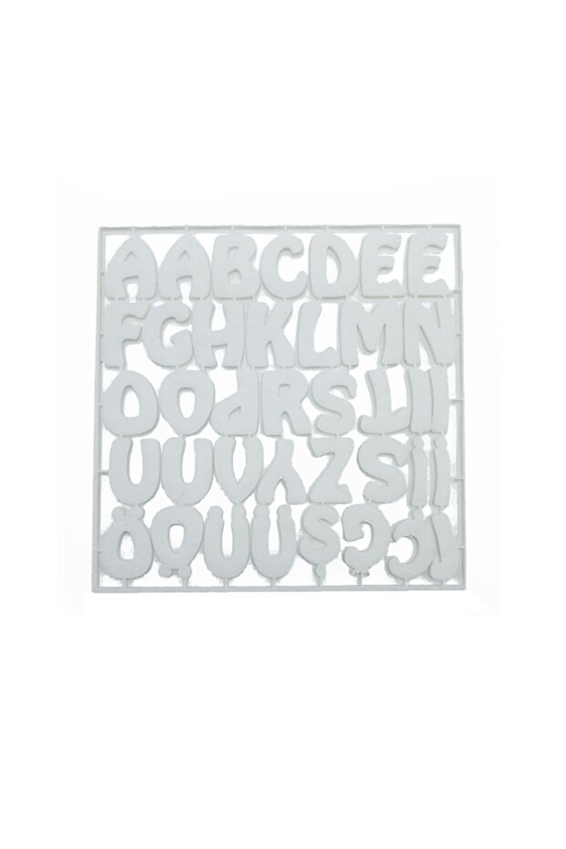 Keçeden Harf 3cm - Beyaz - 1