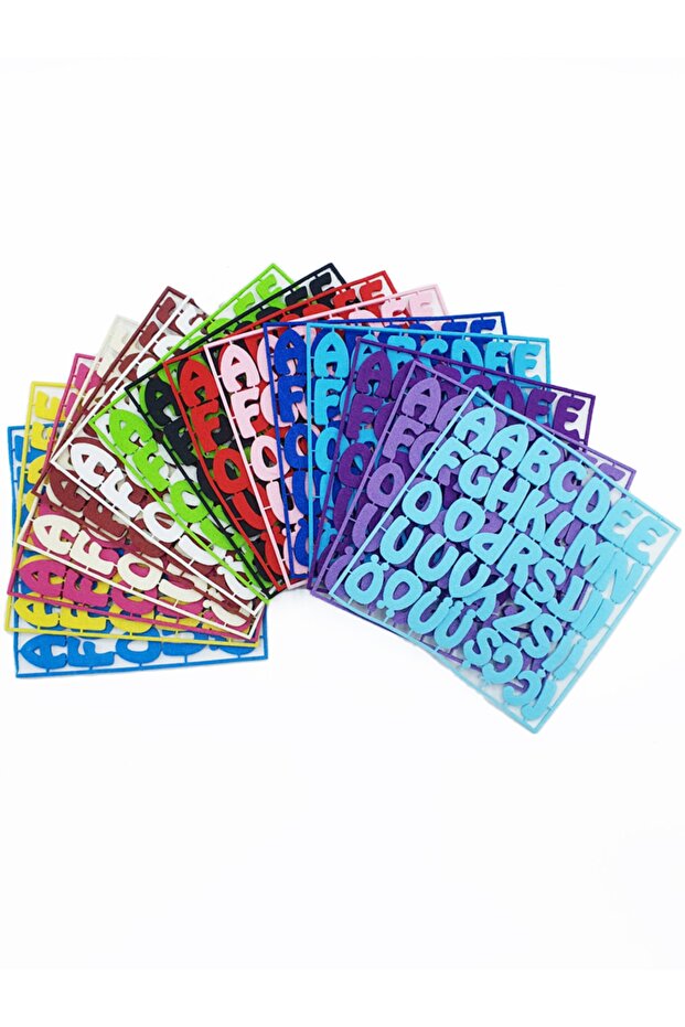 Keçeden Harf 3cm - Beyaz - 2