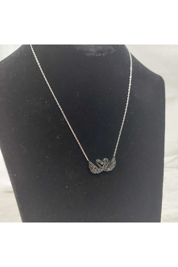 Çelik Kararmaz Kelebek Kolye Silver - 2