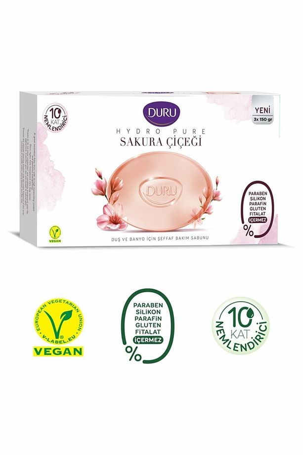 Hydro Pure Sakura Çiçeği 3 Adet Sabun 450 gr - 2
