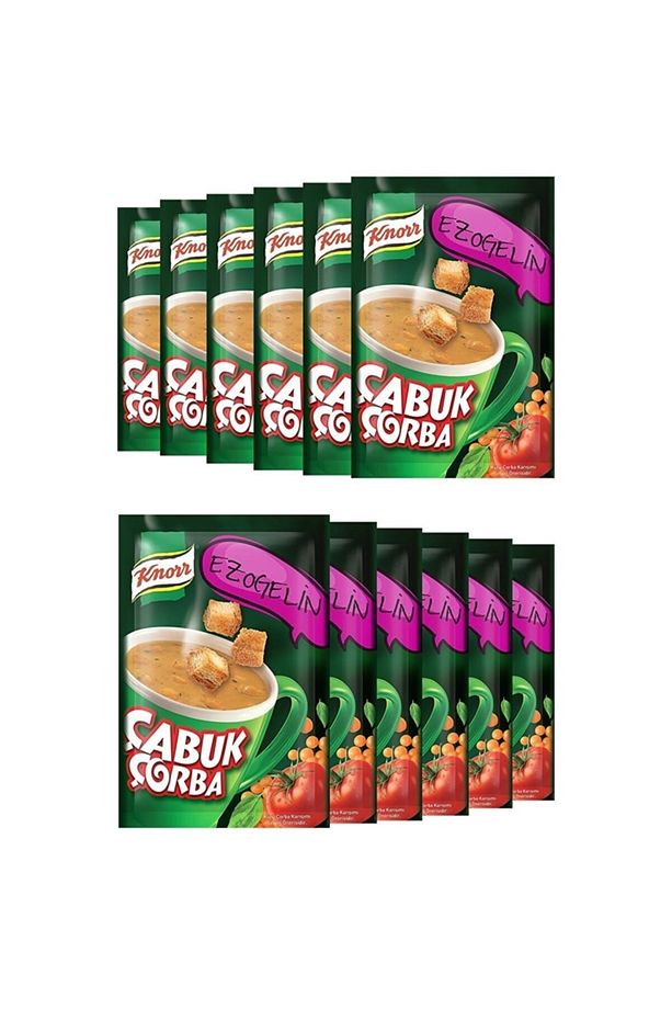 Çabuk Knorr Çorba Ezogelin 12 Adet - 1