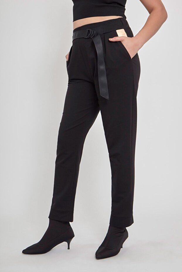 Kemerli Pantolon - 1