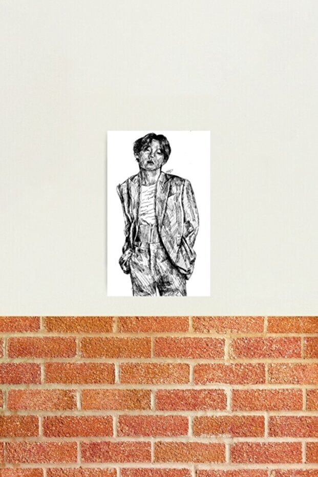 Taehyung Table Wooden Poster Decorative Code5326 - 2