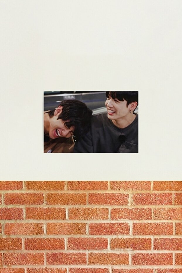 Poster decorativ din lemn Taekook Tablo Cod5426 - 2