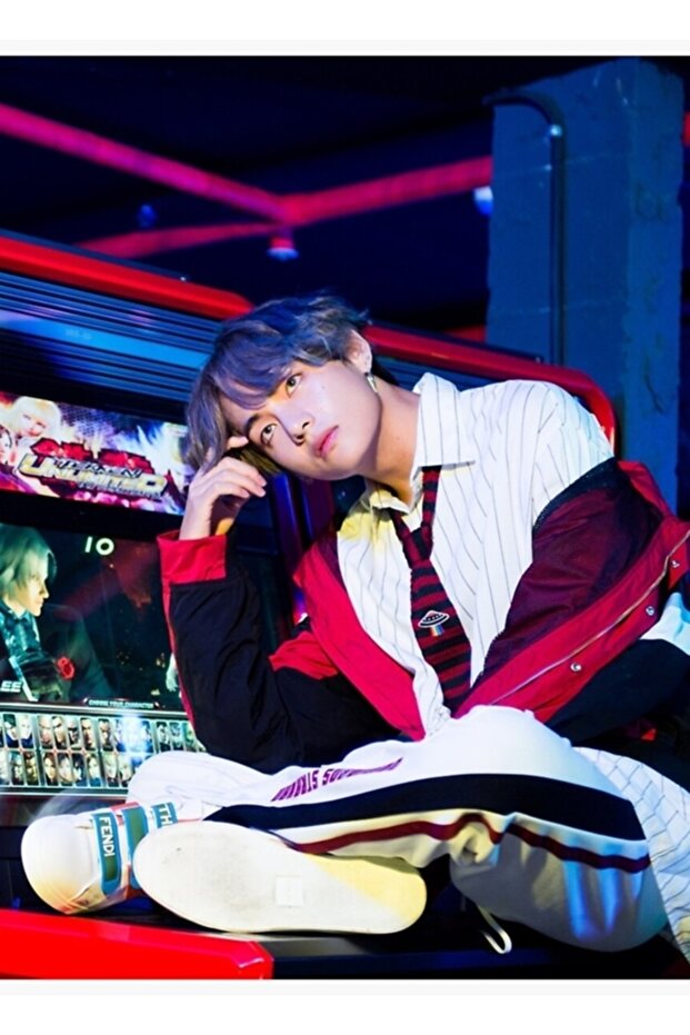 Kim Taehyung Performance Dna Table ملصق خشبي ديكور Code1541
