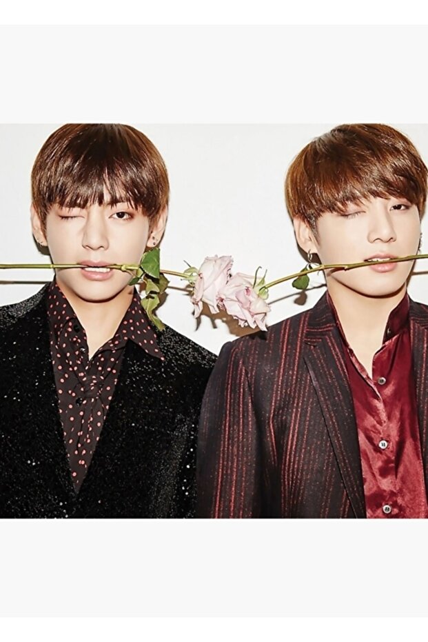 Taekook Table Wooden Poster Decorative Code5418