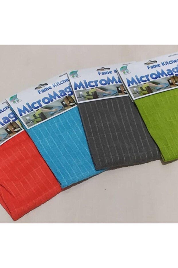 Mikromagic 4 Pieces 40X40Cm Microfiber Cleaning Cloth