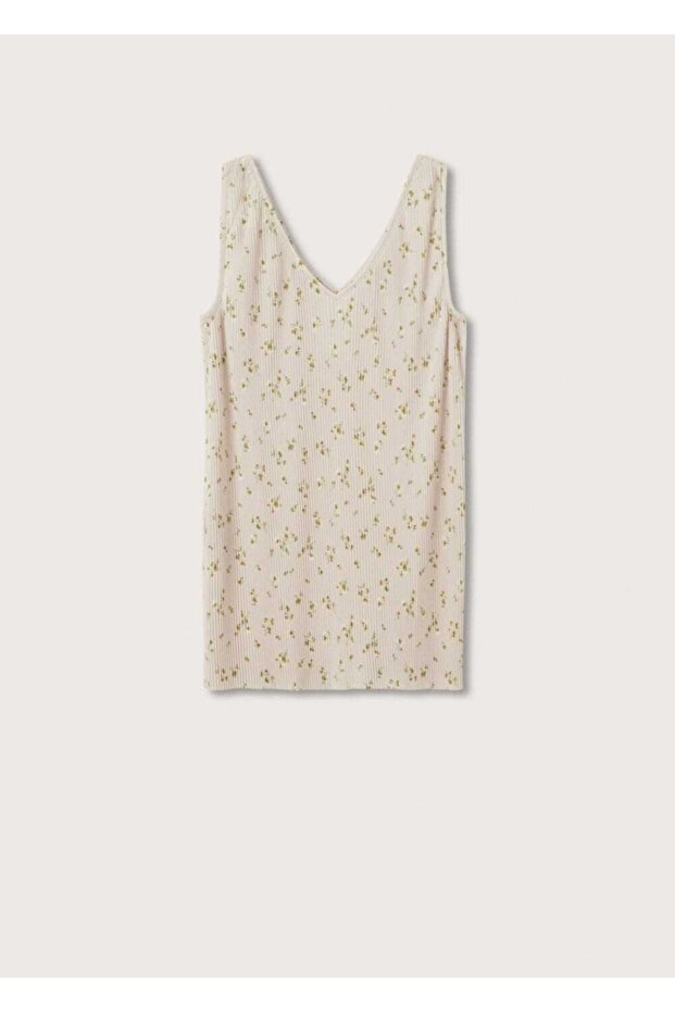 Çiçekli Pilili Üst - 3