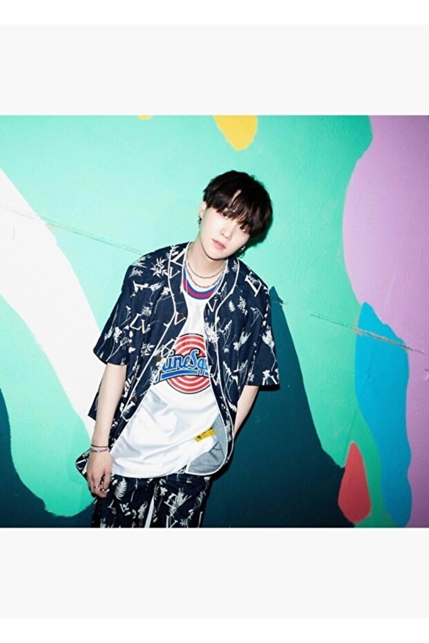 Min Yoongi / Suga / Bts Map Concept Photo Table Wooden Poster Decorative Code246