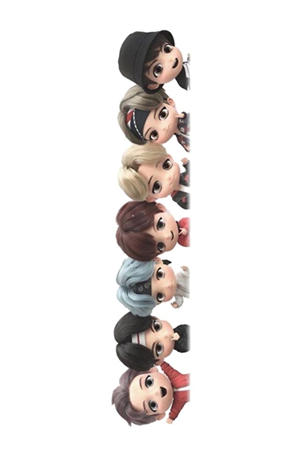 Chibi Bts 2 Painting Wooden Poster Decorative Code4625