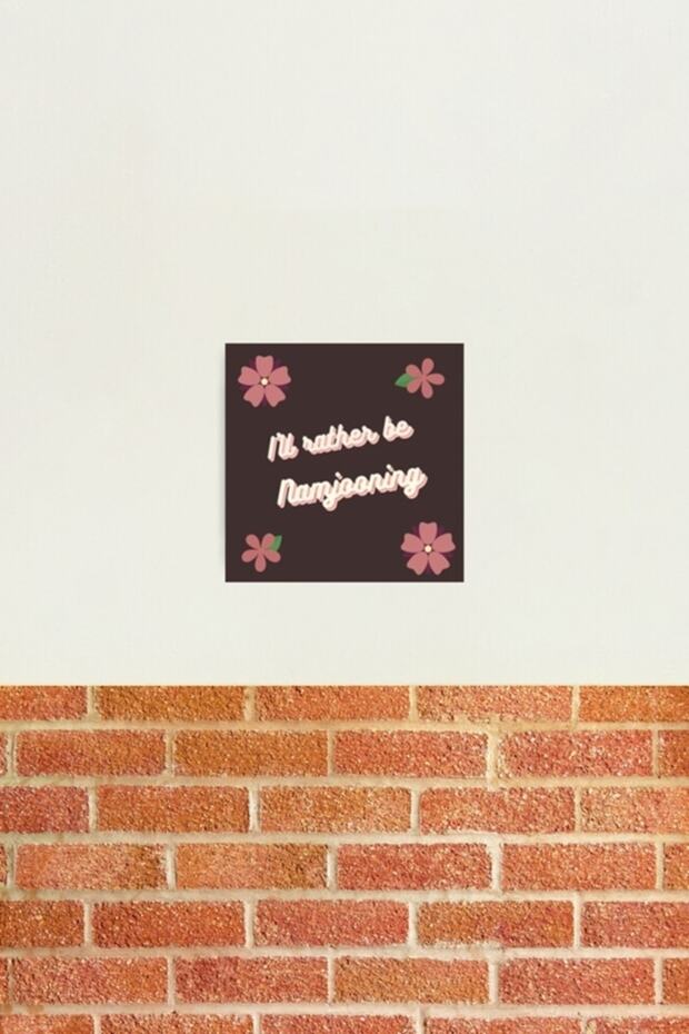 Bts Quote Table Wooden Poster Decorative Code4818 - 2
