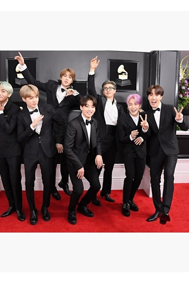 Bts Ot7 طاولة خشبية ملصق ديكور Code5398
