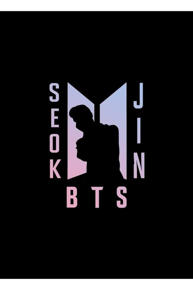 Jin Bts Logo Sticker Table Wooden Poster Decorative Code2604