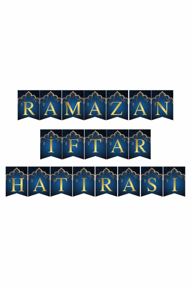 Ramadan Iftar Souvenir Pennant Banner