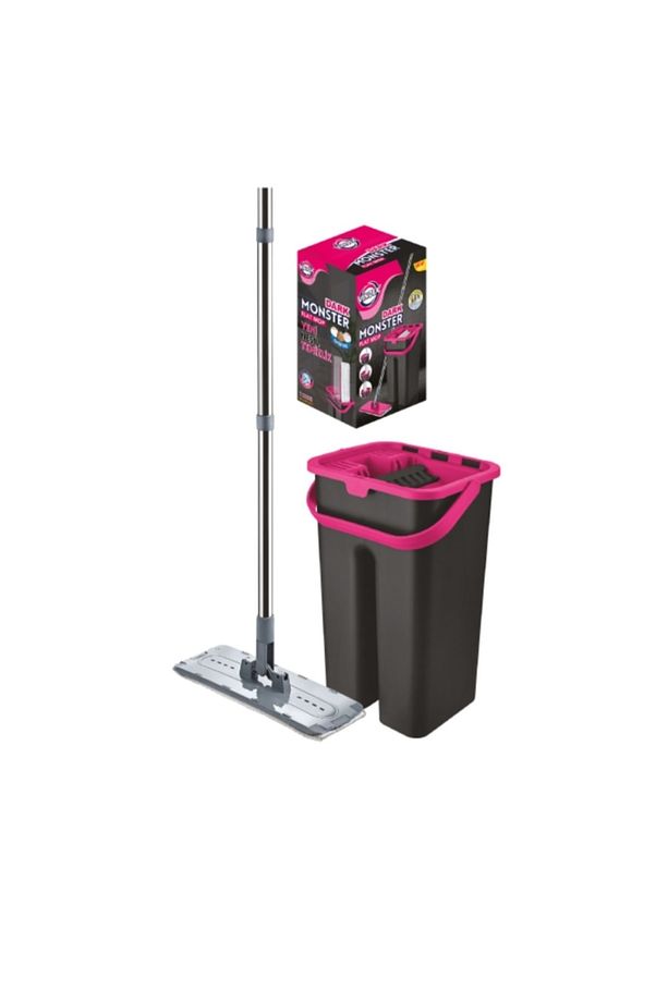 Vindex Dark Flat Mop Paspaslı Temizlik Seti - 1
