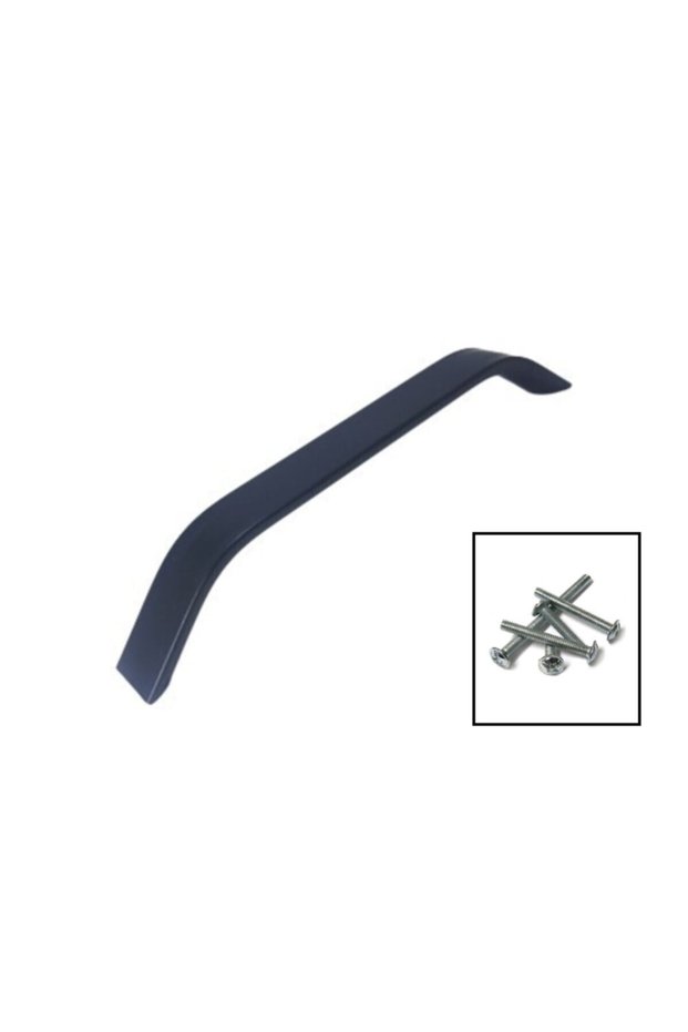 Matte Black Cabinet Drawer Furniture Handle 224 Mm