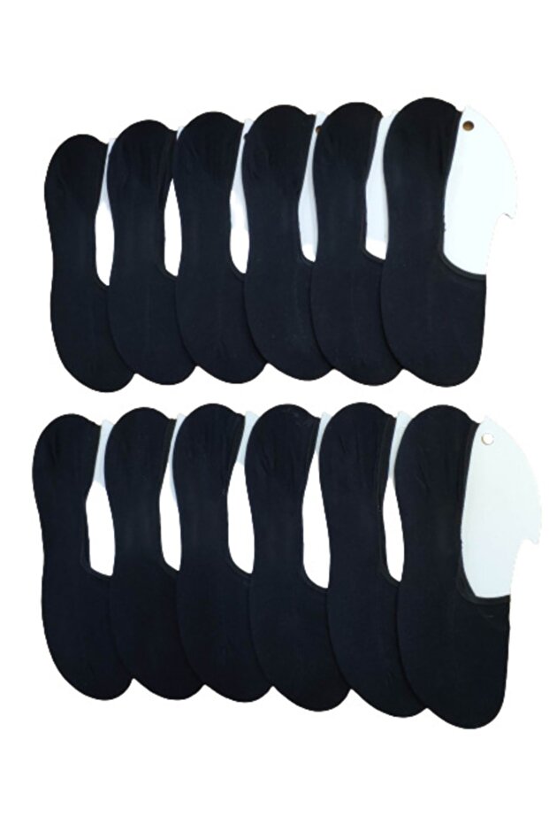 Men's 12 Pairs Summer Invisible Ballet Flats Socks