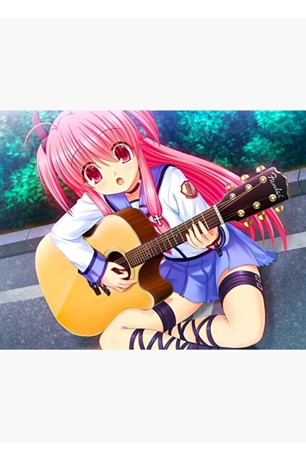 Yui - Angel Beats! Table Wooden Poster Decorative