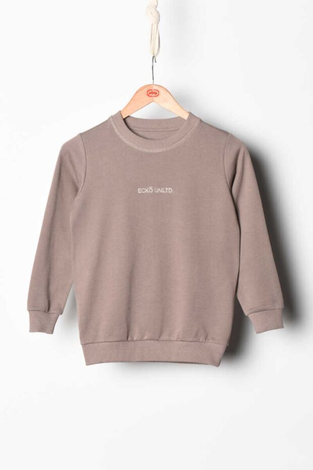 سويت شيرت Ecko Kids Olıver للأطفال بلون الجوز