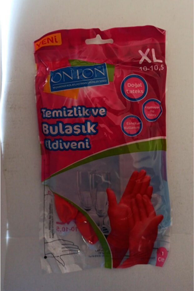 ONTON TEMİZLİK VE BULAŞIK ELDİVENİ 10-10,5 XL NUMARA
