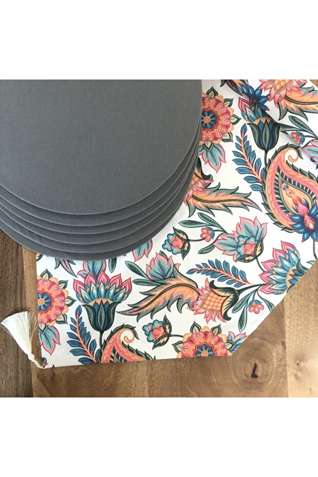 American Service, 6-Piece Plate and Runner Tropical Flower Tk6