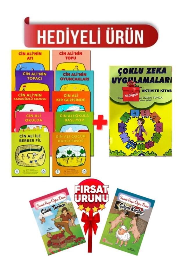 Cin Ali Hikaye Seti 10 Kitap Hikayeler