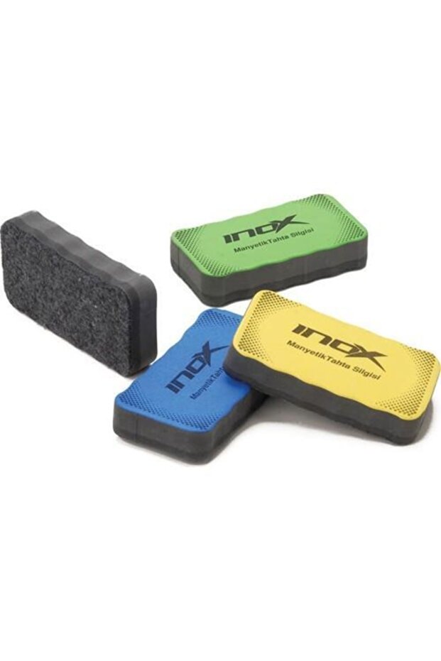 3 Pieces of Wooden Eraser with Magnet