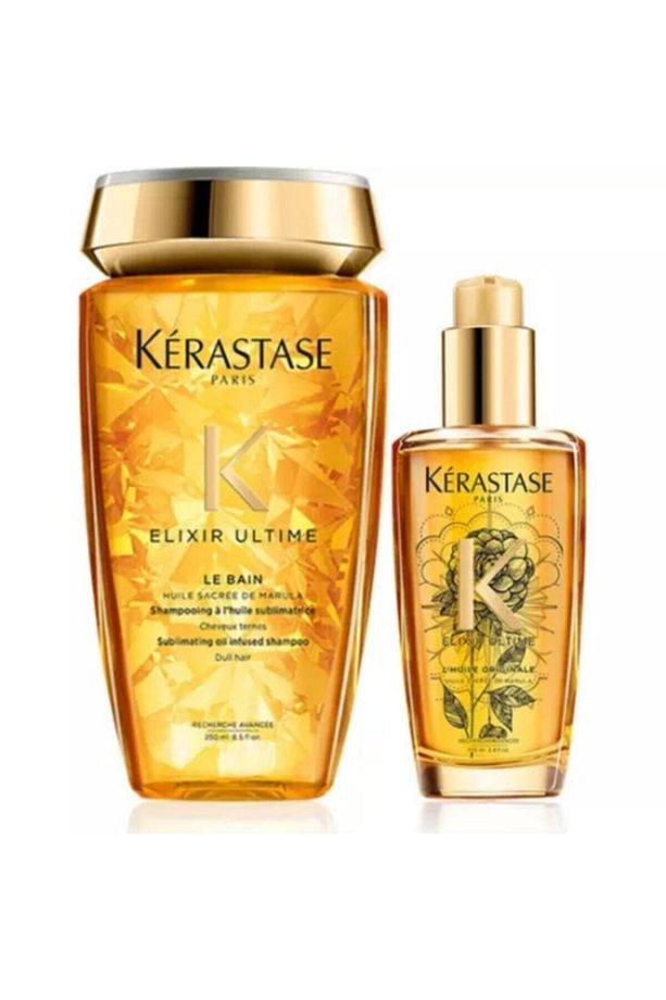 Elixir Ultime Besleyici Şampuan 250 ml+ Elixir Besleyici Bakım Yağı 100 ml - 1