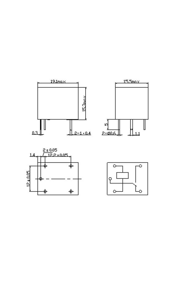 Songle 250v 10a Srd-05vdc-sl-c 5v Dc Röle 5 Pin Pcb Montaj Tip 220v No Nc Güç Rölesi Spdt - 7